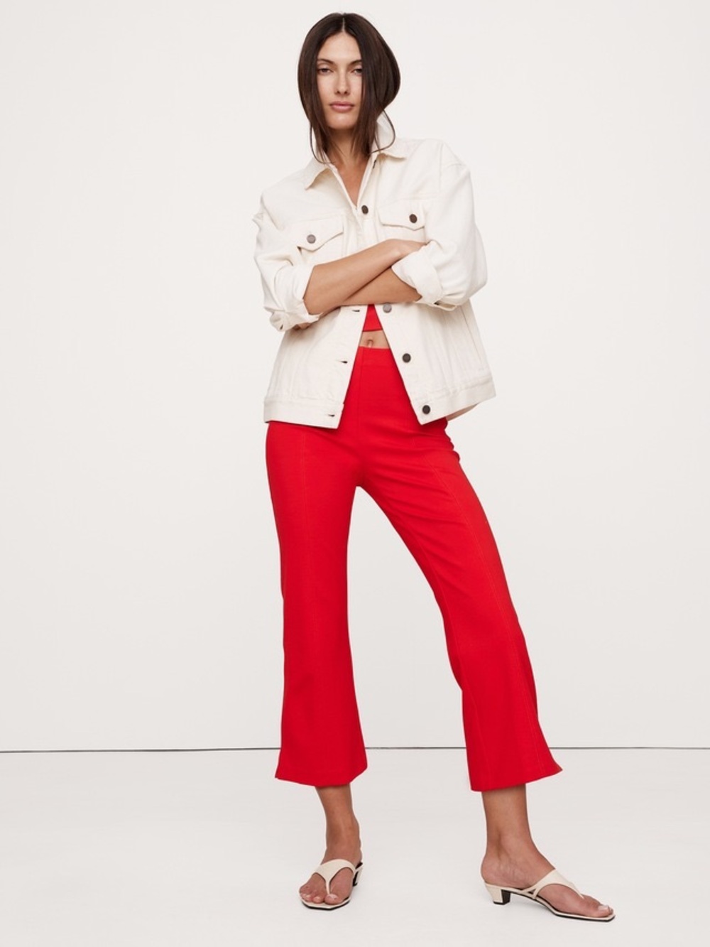 Banana Republic Tall Everywhere Ponte Capri Pant 738647